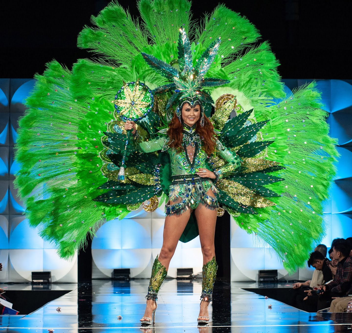 Samba,Carnival,Green,Fashion,Event,Public event,Festival,Dance,Feather,Fashion show